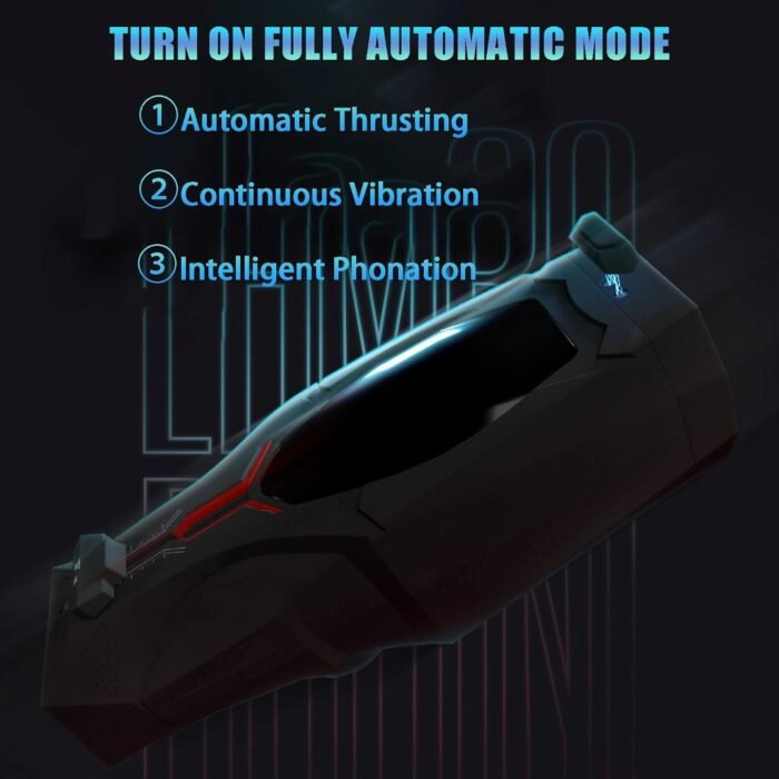 Adult Toys Sex Toys for Men-Automatic Male Masturbator Sex Toys Penis Pump Pocket Pussy Male Sex Toy Male Masturbator Male Vibrator Thrusting & Roating Penis Pumps Adult Sex Toys & Games Stroker - Image 2