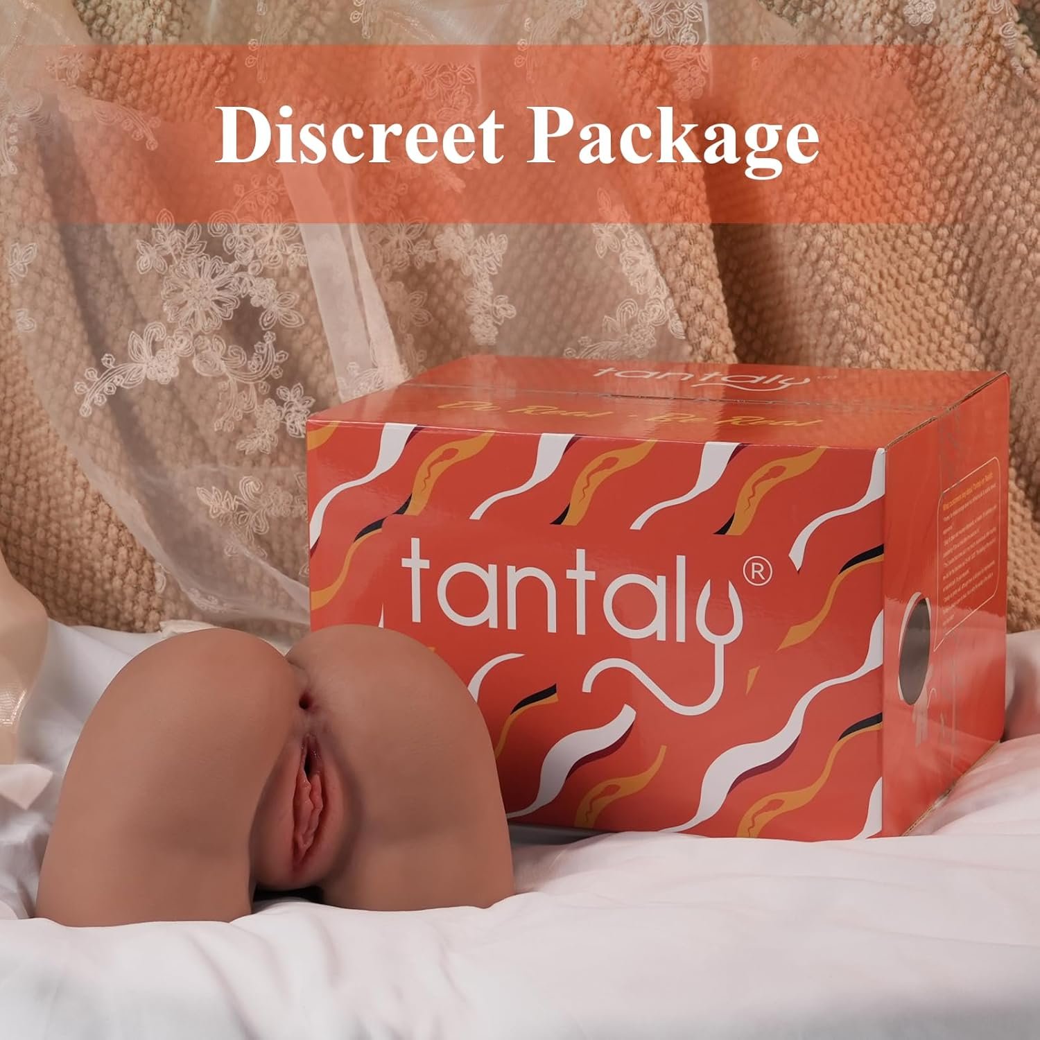 TANTALY 5.5LB Sex Doll Male Sex Dolls Entry-Level Ass Pocket Pussy Adult Sex Toys for Men, Realistic Female Adult Torso Mini Butt Stroker with Tight Vaginal Anal Hip Male Masturbator Brandi Wheat - Image 5