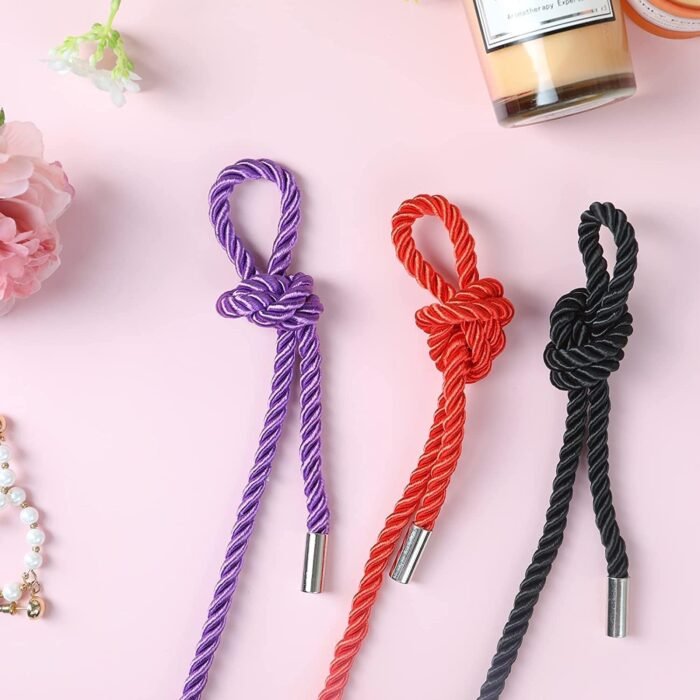 BDSM Shibari Sex Bondage Restraint Rope - Soft Tie-Ups for Women, Long Restraining Multipurpose Sex Restraints, Adult Sex Toys for Women, Men & Couples (4x6.5ft +2x16ft) - Image 5