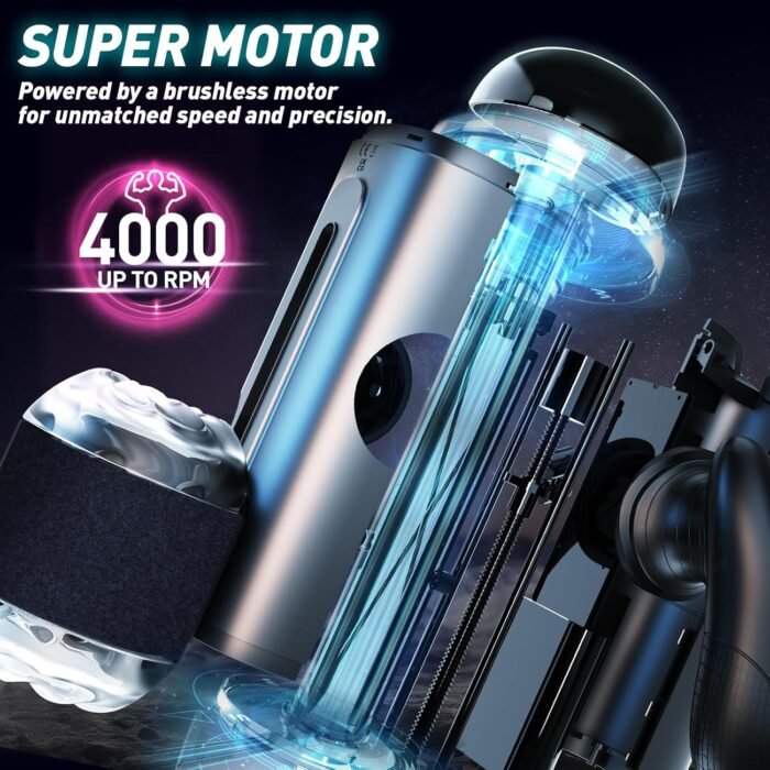 Adult Sex Toys Male Stroker Penis Pumps Automatic Sucking Male Masturbators Men's Sex Toy Adult Sex Toy Hands Free Pocket Pussy for Men Rotating Vibrating Sucking Male Masturbators Cup - Image 2
