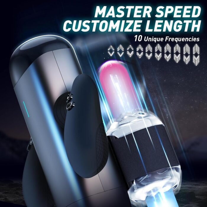 Adult Sex Toys Male Stroker Penis Pumps Automatic Sucking Male Masturbators Men's Sex Toy Adult Sex Toy Hands Free Pocket Pussy for Men Rotating Vibrating Sucking Male Masturbators Cup - Image 3