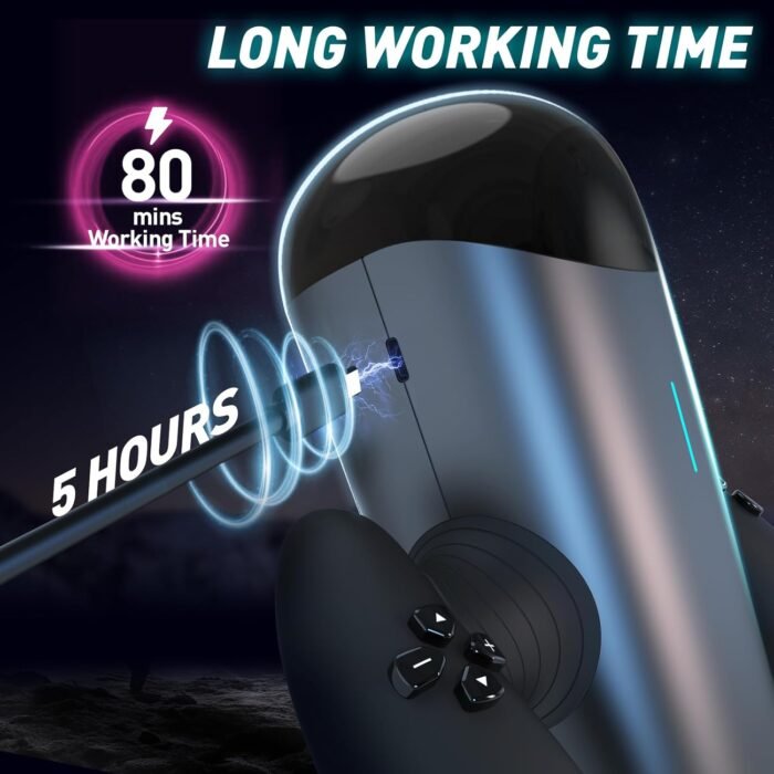Adult Sex Toys Male Stroker Penis Pumps Automatic Sucking Male Masturbators Men's Sex Toy Adult Sex Toy Hands Free Pocket Pussy for Men Rotating Vibrating Sucking Male Masturbators Cup - Image 7