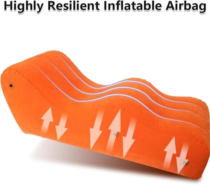 with Inflatable & Portable, Energy-Saving Portable Sex Furniture Inflatable Sex Tables Sex Chairs Sex Tables, Inflatable Sex Lumbar Pillows Bondage Sex Furniture Handcuffs, Bondage Devices and SM Sex - Image 2