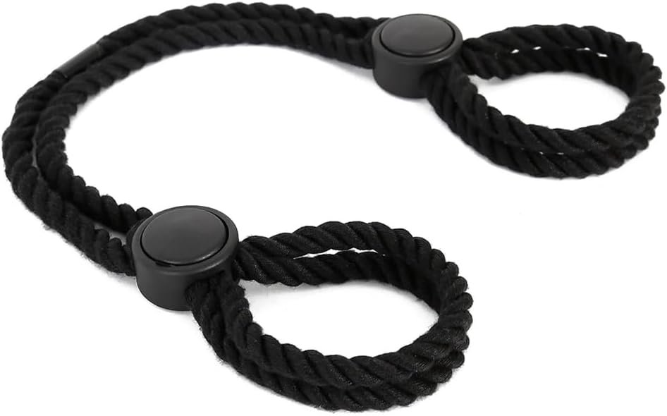 BDSM Sex Restraints Adjustable Sexual Bondage Rope for Couples Sex Toy, Bed Bondage Strap Wrist & Leg Cuffs for SM Games Play for Men Women - Image 7