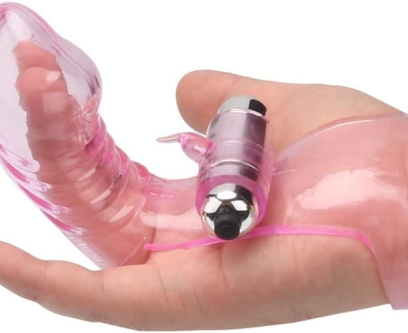 Powerful Finger Vibrator Sleeve for Women G-spot Massager Bullet Vibrator Clit Clitoris Stimulator Female Lesbian Vagina Orgasm Masturbator Adult Couple Erotic Sex Toy