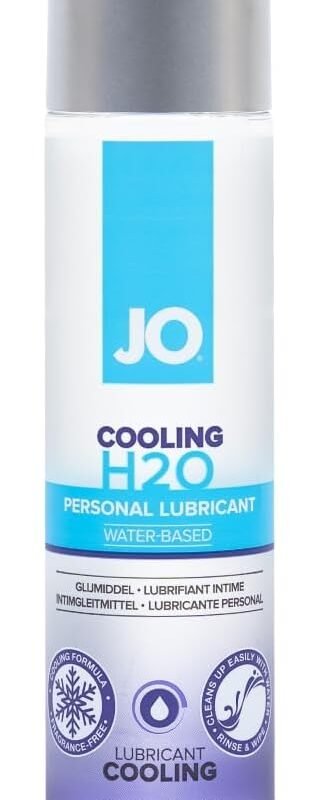 JO H2O Cooling Lubricant, Tingling Sensation Lube for Men, Women and Couples, 4 Fl Oz
