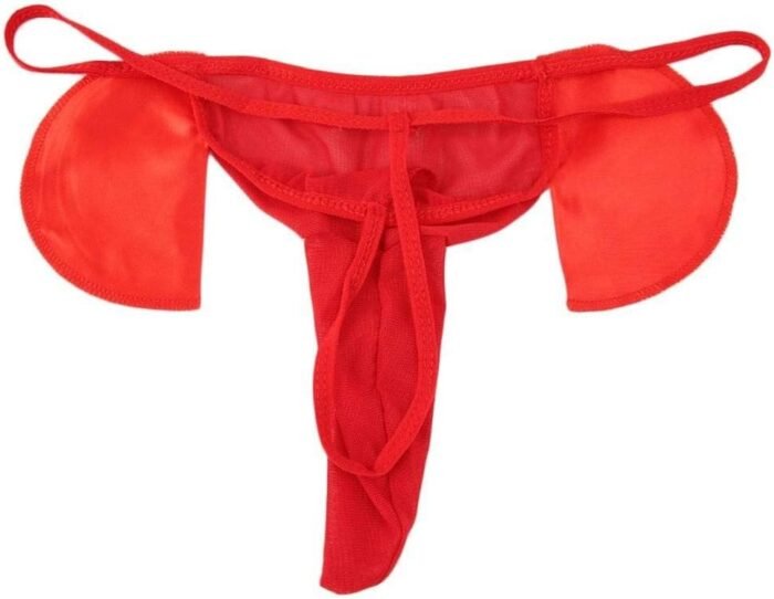 QINGD's Men Lingerie G-String T-Back Thongs Underwear Elephant Pants Briefs Bottom - Image 9