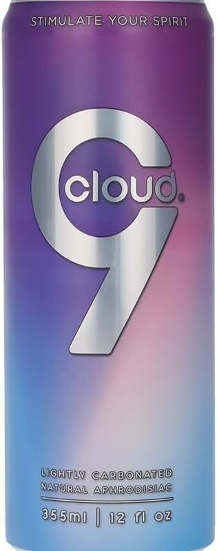 Cloud 9 Natural Aphrodisiac Nutritional Supplement Sensory Enhancer, 12 fl oz Aluminum Can