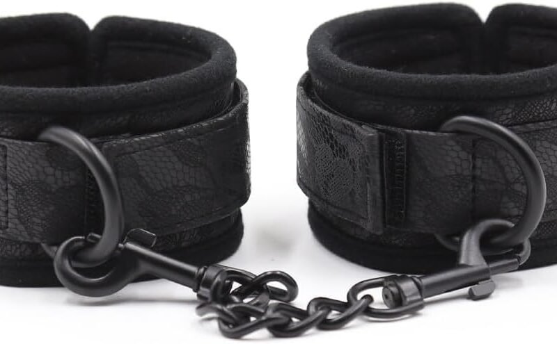 Bondage Handcuffs Ankle Cuffs Restraint Kits BDSM Sex Toys for Adult Couple Lace Decoration Adjustable Bracelets Fetish Handcuffs