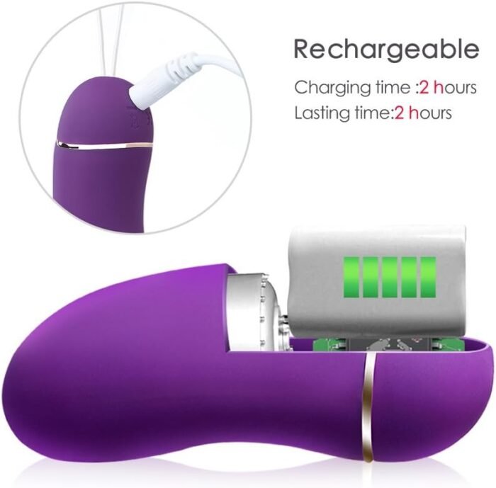 12Frequency Quiet Waterproof Silicone Love Egg for Women and Couple - Image 5