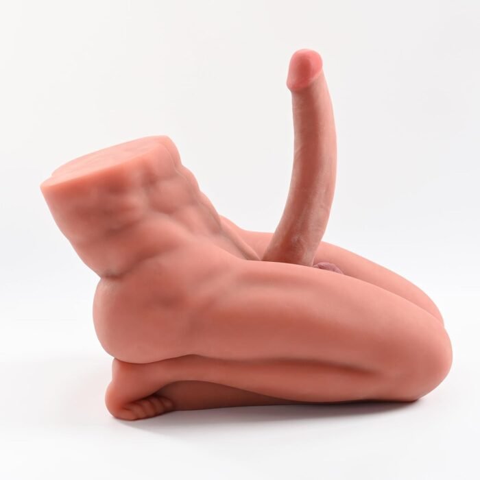 14LB Sex Love Doll with 8.26in Flexible Huge Dildo for Women, Lifelike 3D Muscular Male Torso Sex Dolls with Tight Anal for Male, Big Penis Sex Toy for Women/Man Threesome Couple Sex Fun - Image 5