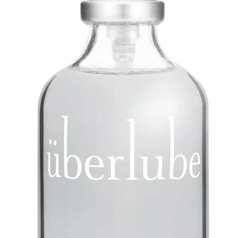 Uberlube Silicone Base Lube - 55ml Bottle Unscented Silicone Lubricant Personal Lubrication - Latex Safe Privacy Sex Lube Liquid for Couples Women & Men - Flavorless, Vaginal & Anal Lube - 1.86 Fl Oz