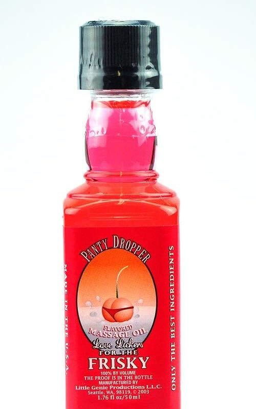 Love Lickers Cherry Flavored Warming Oil (Edible) Rub it on/ Lick it Off (Sexy Body Oil) (Kinky Erotic Massage)