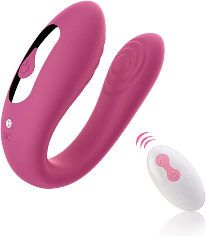 Clitorals Stimulator for Women, G-Spot Vibrator Dildo with Pulsating Tapping for Clit Stimulation, Sex Toys Waterproof with 5 Vibration Modes, Adult Sex Toys for Women Pleasure (Rose Red)