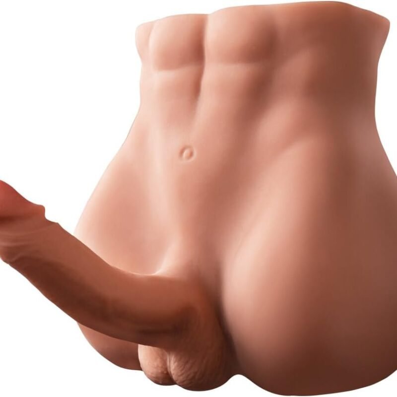 Sex Doll Male Masturbator Entry-Level Ass Pocket Pussy Mens Sex Toys Realistic Female Adult Torso Mini Butt Stroker with Tight Vaginal Anal Hip Sex Dolls for Men