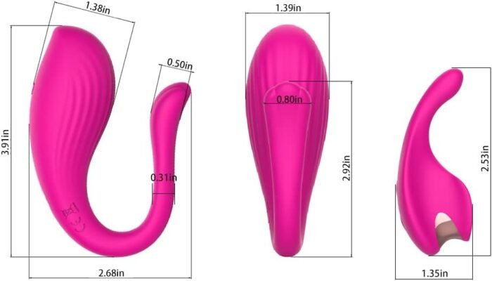 APP & Remote Control Vibrating Panties Wearable Vibrator, Healexcer Smartphones Dual Motors Adult Sex Toys for Women Couples Pleasure with Vibrating Ball 9 Stimulations, Couples Sex Products Games - Image 8