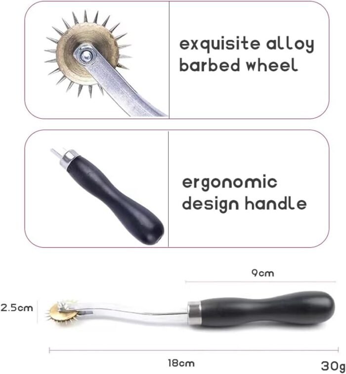 Erotic Stainless Steel Pinwheel BDSM Sex Roller Nipple Breast Spikes Fetish Tongue Stimulator Adult Roleplay Games Sex Toys - Image 4