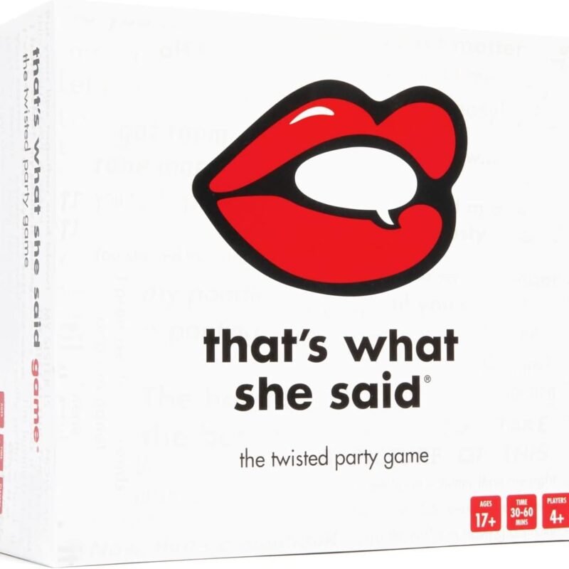 That's What She Said Game - The Hilariously Twisted Party Game | Ages 17+ Rated Game