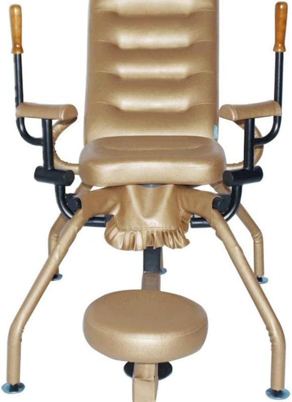 Sex Chair for Couples Position Enhancer Sex Furniture Adult Toys Loving Bouncer,Gold