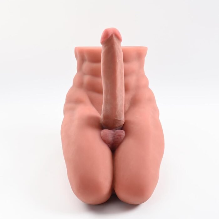 14LB Sex Love Doll with 8.26in Flexible Huge Dildo for Women, Lifelike 3D Muscular Male Torso Sex Dolls with Tight Anal for Male, Big Penis Sex Toy for Women/Man Threesome Couple Sex Fun - Image 3