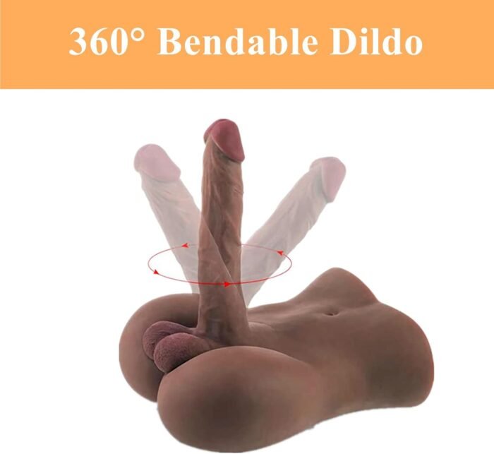 Male Sex Doll for Women Sex Toys Male Torso Dildo Sex Doll with Realistic Sex Huge Cock 7.1in for Female Masturbation Sex Toy for Women Gay Couple Adult Sex Doll for Woman Sex 6.2lb - Image 3