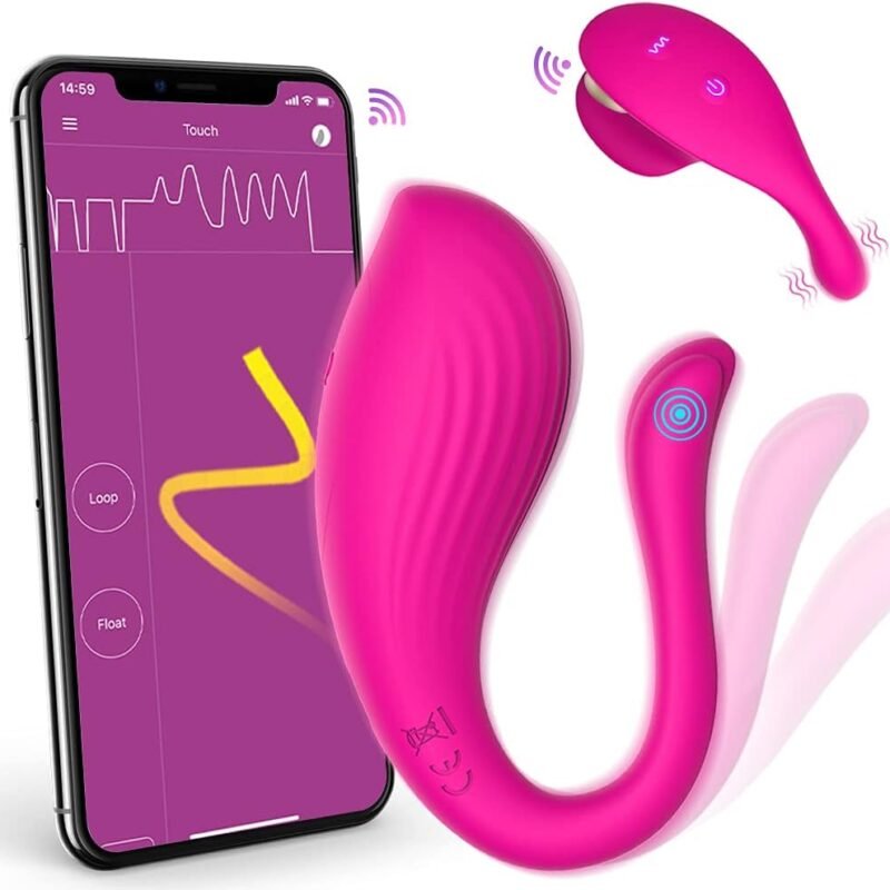 APP & Remote Control Vibrating Panties Wearable Vibrator, Healexcer Smartphones Dual Motors Adult Sex Toys for Women Couples Pleasure with Vibrating Ball 9 Stimulations, Couples Sex Products Games