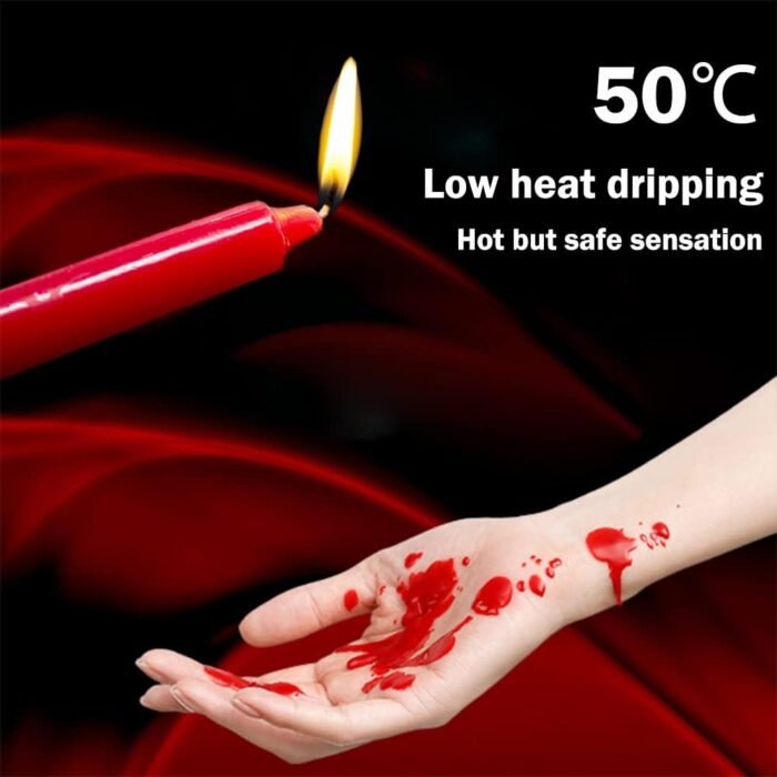 Low Temperature Candles Low Heat Candles Romantic Wax Play Candles for Lovers Couples Wedding - Image 3