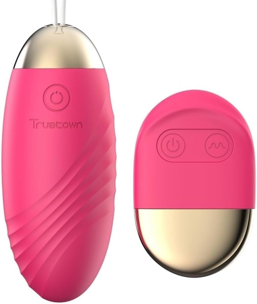 Bullet Vibrator Remote Control Trustown Egg Vibrator for G spot Clit Stimulation Soft Silicone Wearable Rechargeable Waterproof 10 Vibration Modes Adult Sex Toy for Women and Couples