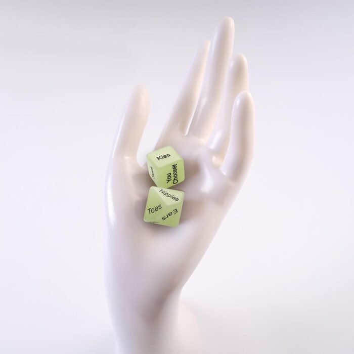 Naughty Sex Dice Set for Adults Couple Funny Glow in The Dark Love Dice for Anniversary Valentines Couple Game Choices,60 Ways to Play - Image 5