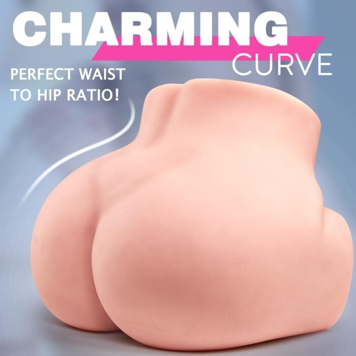 16Lb Male Masturbator Sex Doll Busty Ass Butt, Realistic Pussy Ass Masturbator Stroker with Vagina and Anal Channel for Several Sex Positions, Goyha Male Sex Toy for Men Masturbation Pleasure - Image 8