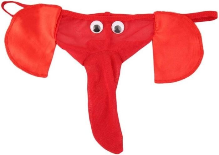 QINGD's Men Lingerie G-String T-Back Thongs Underwear Elephant Pants Briefs Bottom - Image 6