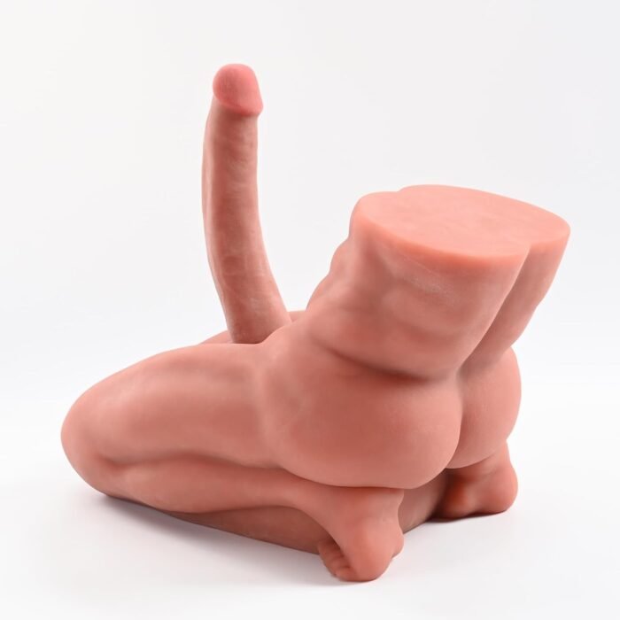 14LB Sex Love Doll with 8.26in Flexible Huge Dildo for Women, Lifelike 3D Muscular Male Torso Sex Dolls with Tight Anal for Male, Big Penis Sex Toy for Women/Man Threesome Couple Sex Fun - Image 2
