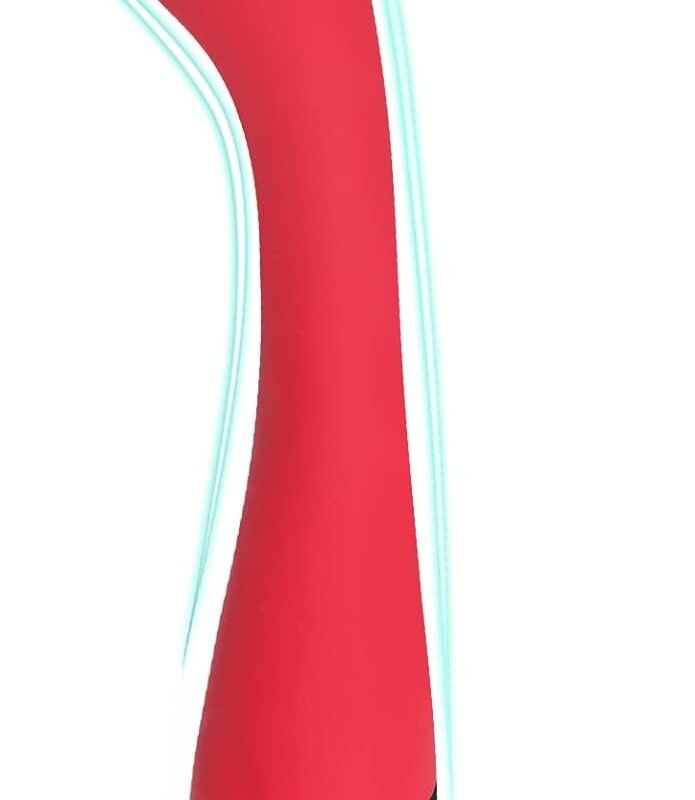 Alovegarden Clitoral G-Spot Powerful Rose Vibrator, Waterproof Dildo Clit Stimulator with 10 Vibration Modes, Softer and Flexible Sex Toy for Women, Clitoral Vibrator (Red)