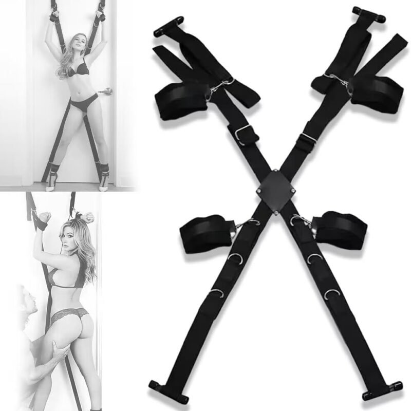 Sex Straps Door Sex Swing, Sex Furniture for Bedroom with Adjustable Spreader Straps, The Door Swing for Adults Sex Straps for Adult Sex Sling Heavy Duty Frequent Flyer Door Mount Swing