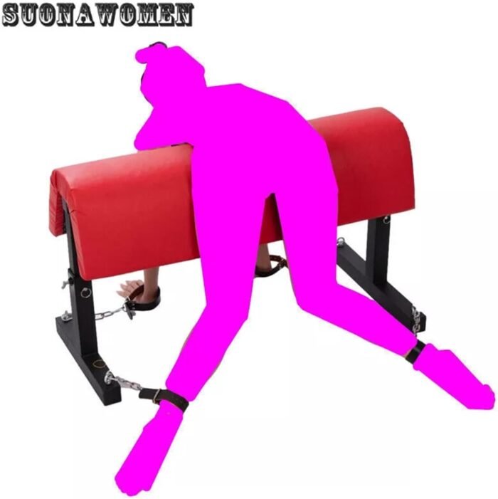 with Inflatable & Portable, Energy-Saving Sm Sex Furniture Bondage Riding Large SP Restraint Rack Wooden Horse Chairs, Bundle Sex Furniture Chair, Adult Games. - Image 3