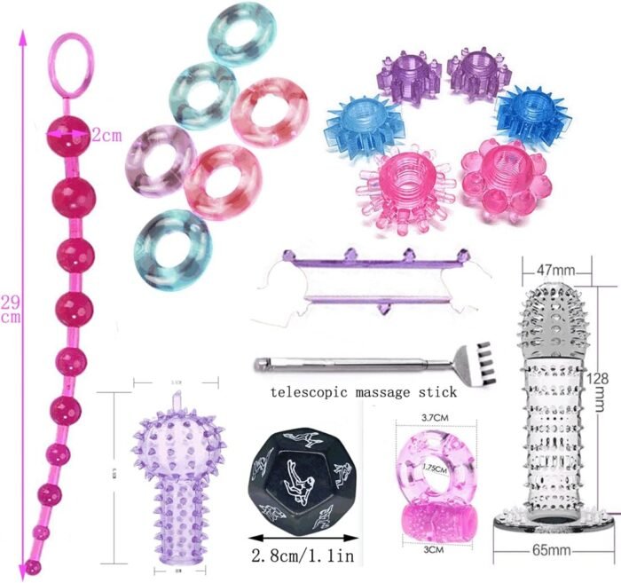 41Pcs SM Bondage Restraint Vibrator Silicone Anal Plug Sex Toys for Butt Plug Color - Image 6