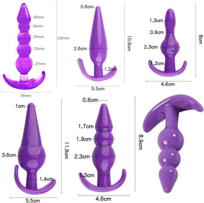 41Pcs SM Bondage Restraint Vibrator Silicone Anal Plug Sex Toys for Butt Plug Color - Image 4