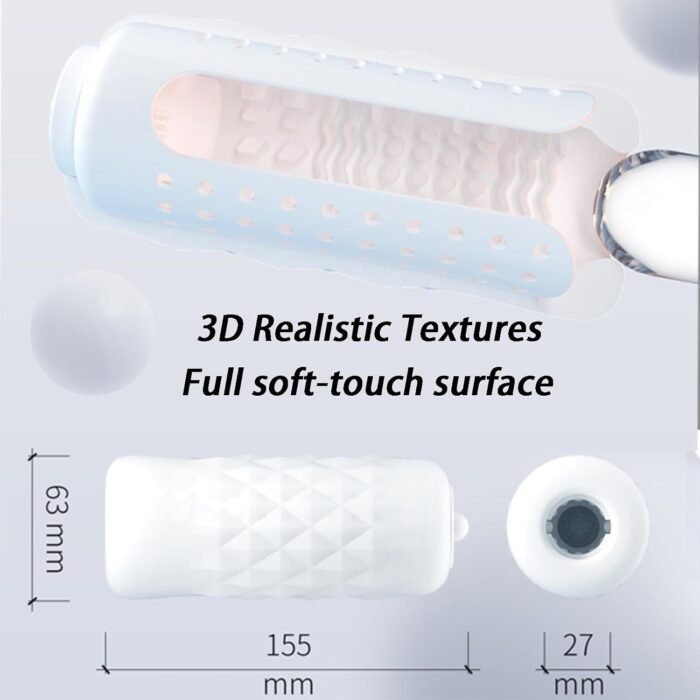 Adult Toys Automatic Male Masturbator Sex Toys-Pocket Pussy Penis Pump Male Sex Toy Male Masturbator Male Vibrator Penis Vibrator Long Distance Sex Toy Men Adult Toys for Men Pocket Pussy for Men - Image 6