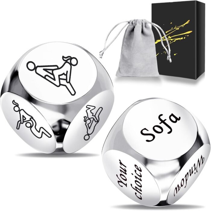 Sex Dice Sex Game Adult Toys - Couple Sex Toys for Sex Games Enhance Intimacy, Funny Foreplay Sex Toys Suitable for Anniversary Wedding Honeymoon Gifts Birthday for Her Him