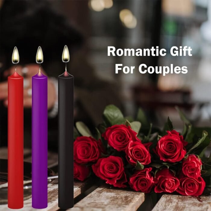 Low Temperature Candles Low Heat Candles Romantic Wax Play Candles for Lovers Couples Wedding - Image 5