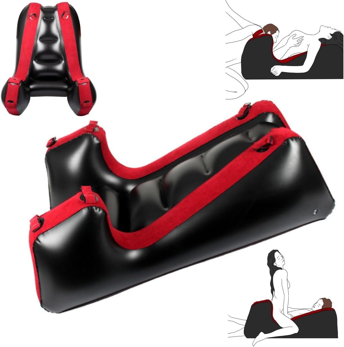 Sex Sofa Sex Furniture Pillow BDSM Sex Toys Inflatable Cushion for Couple Sexual Position Support Multifunctional Ramps