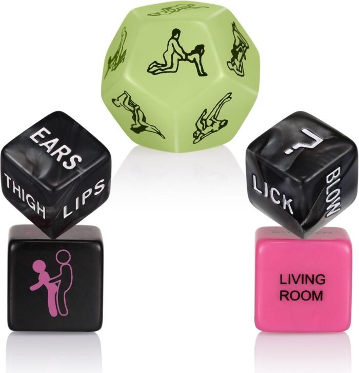 Sex Dice for Adult Couple Sex Games Sex Toys for Couples Sex Dice Noctilucent Sex dice Sex Toys & Games for Adults Bedroom Games Toys Gift
