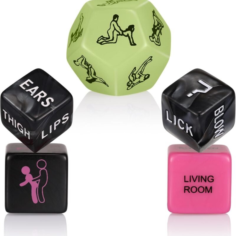 Sex Dice for Adult Couple Sex Games Sex Toys for Couples Sex Dice Noctilucent Sex dice Sex Toys & Games for Adults Bedroom Games Toys Gift