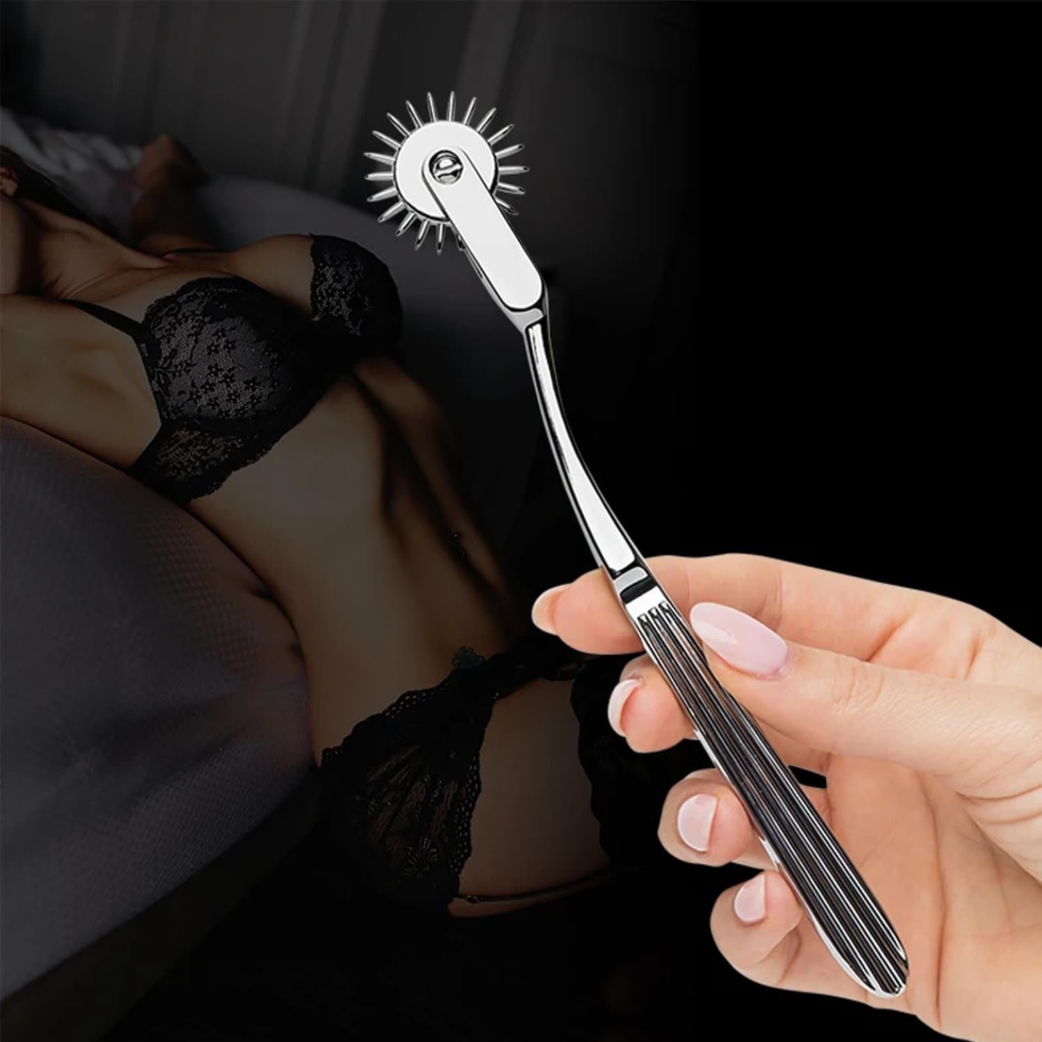 BDSM Toys Adult Sex Toys for Couples, Stainless Steel Gear Roller Massage Sex Tools for Foreplay Sex Games, Women Nipple Clit Stimulator Female Sex Toy, SM FET sh Bondage Sl ave Roleplay Adult Toys - Image 2
