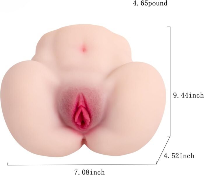 Male Sex Dolls Entry-Level Ass Pocket Pussy Adult Sex Toys for Men, Realistic Female Adult Torso Mini Butt Stroker with Tight Vaginal Anal Hip Male Masturbator (T211) - Image 2