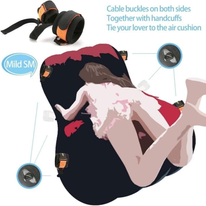 Inflatable Sex Sofa Position Pillow Sofa Bed with Electric Pump - Magic Cushion Furniture for Couples Position Support Pillow - Ship from US - Image 4