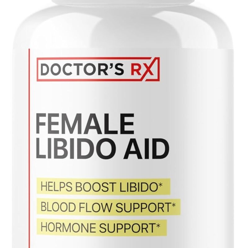 Doctor's RX | #1 Recommended Female Libido Booster for Women | Boost Passion, Balance Hormones, Heighten Sensitivity | Fast Acting + 14 Ultra Ingredients | 3rd Party Tested for Women - 60 Pills