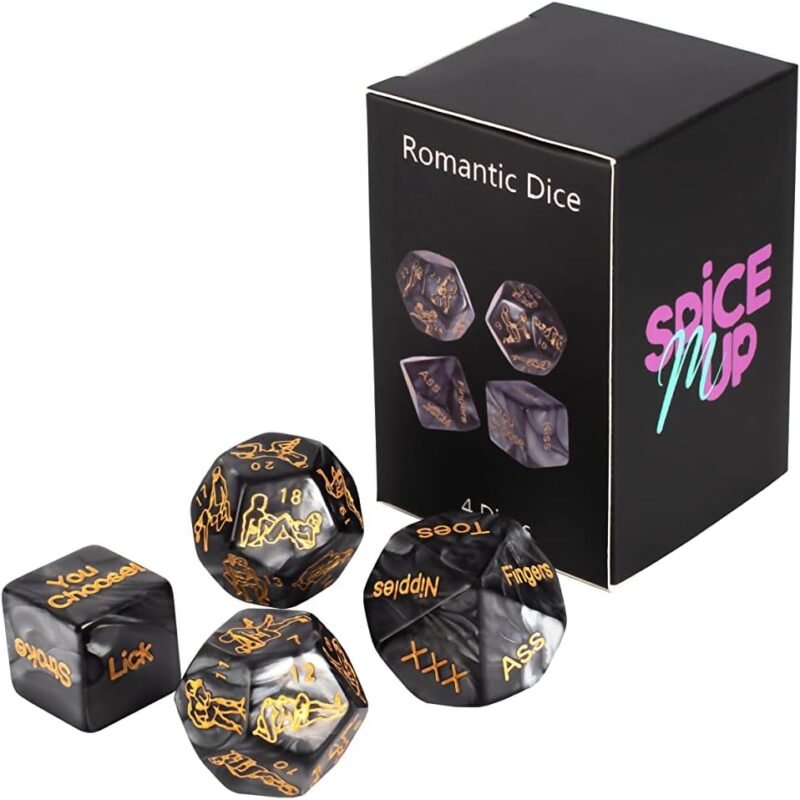 SpiceMup Sex Dice Game for Adult Couple Sex Play - Couples Sex Toys & Games for Adults, Romantic Fun Dice for Couples Naughty, Valentine’s Day Gift
