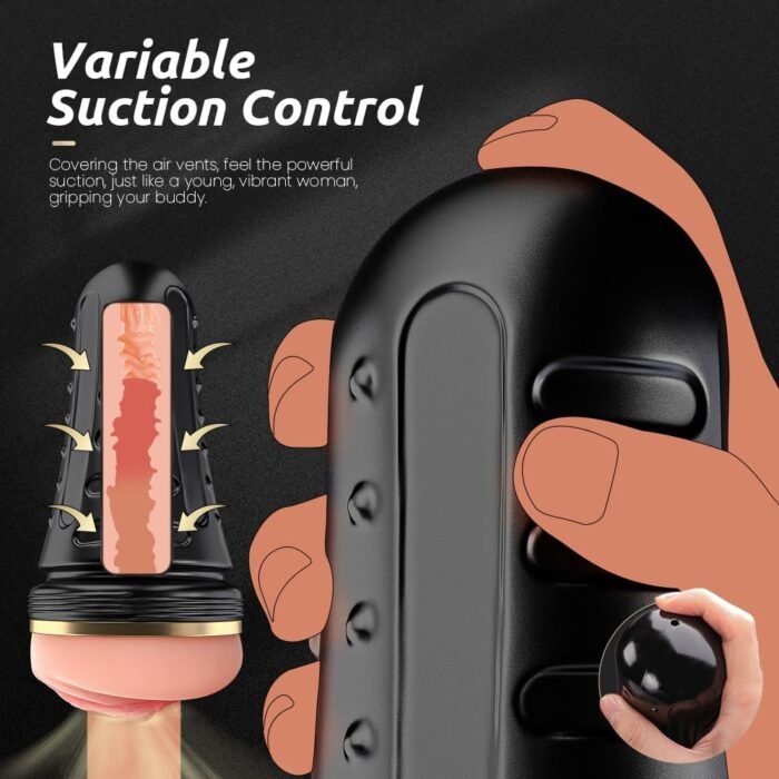 Male Masturbator,Kingdemer Realistic Pocket Pussy Vagina Textured with 7.5in Depth Lifelike Soft and Fleshy Texture,Penis Training Masturbators Sex Toy for Men - Image 3