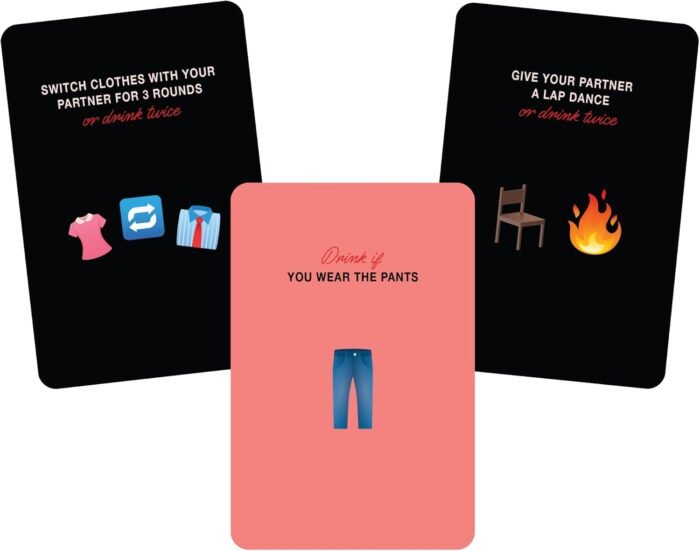 Drunk in Love Original Couples Drinking Card Game Super Fun Date Night Games & Relationship Couples Games for Adults 100 Dare Cards for Your Partner Romantic Anniversary Party & Valentines Gifts - Image 3